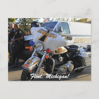 Genesee Landkreis Sherriff Postkarte