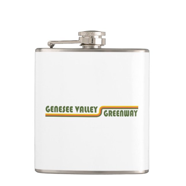 Genesee Valley Greenway New York Flachmann (Vorderseite)