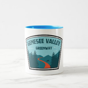 Genesee Valley Greenway New York Zweifarbige Tasse