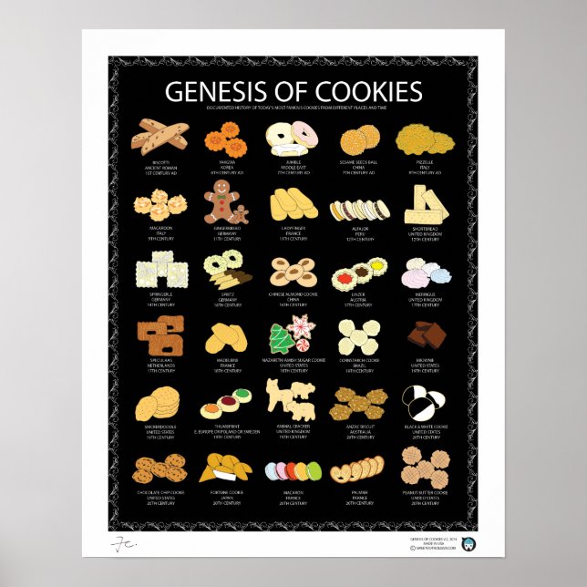 GENESEN DER COOKIES, DARK, 16"X20" POSTER (Vorne)