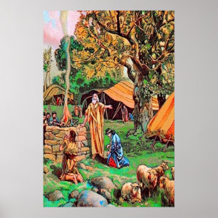 Genesis 12 Gottes Versprechen an Abram Poster