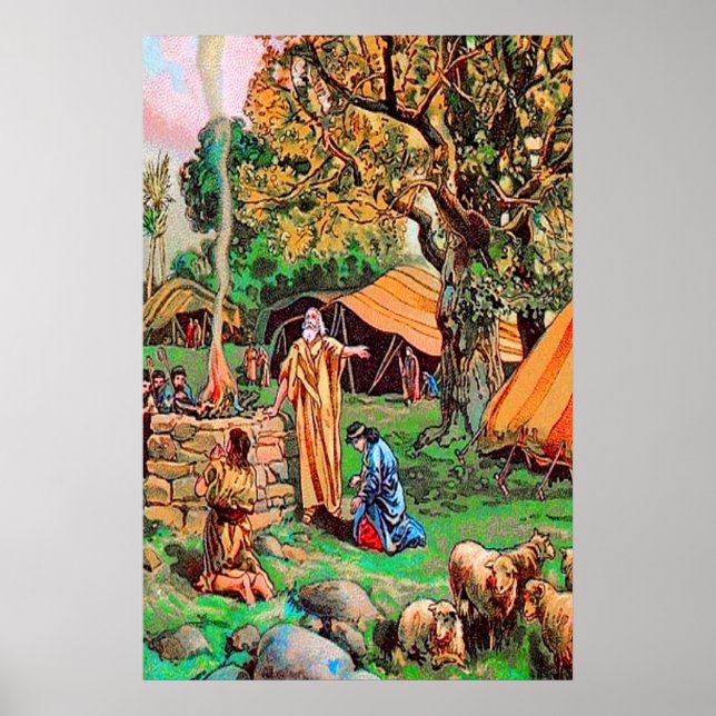 Genesis 12 Gottes Versprechen an Abram Poster (Vorne)