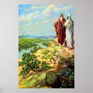 Genesis 13 Abram und Lot Separate Poster