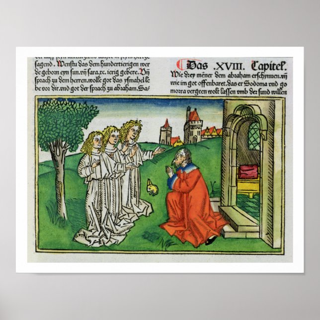 Genesis 18 2 Abraham and the Three Angels, from th Poster (Vorne)