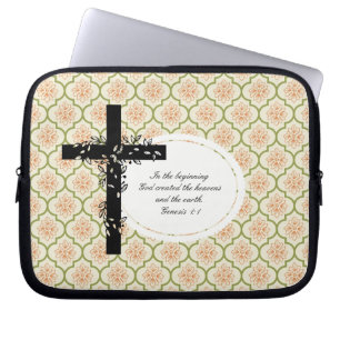 Genesis 1:1 Notebook- oder Netbook Carrier Sleeve