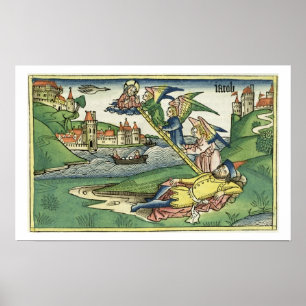 Genesis 28 10 Jacob's Ladder, from the 'Nürnberg Poster