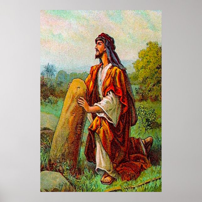 Genesis 28 Jakob hat einen Traum von Gottes Plakat (Vorne)