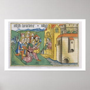 Genesis 42 1-5 Josephs Brüder kommen in Ägypten an Poster