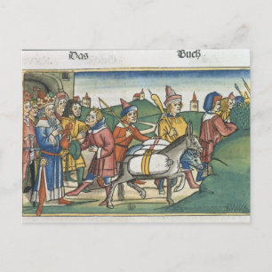 Genesis 42 25-28 Joseph sendet seinen Brüdern Zuha Postkarte