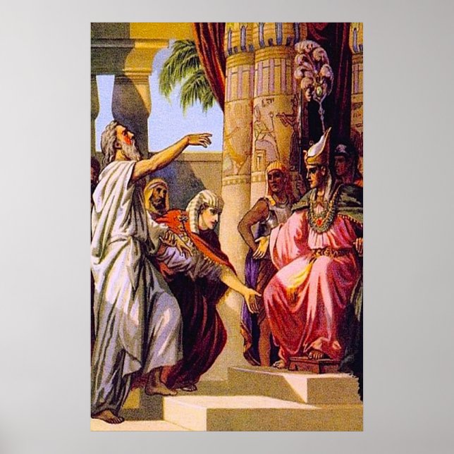Genesis 47 Jacob Blesses Pharaoh Poster (Vorne)