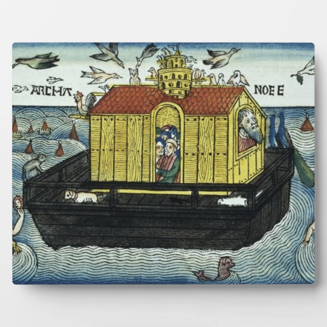 Genesis 6:11-24 Noah's Ark, aus der Nürnberger Bib Fotoplatte (Vorderseite)