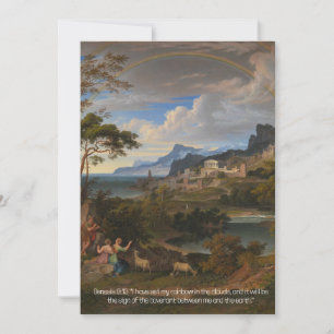 Genesis 9:13 Blank in der Grußkarte Feiertagskarte