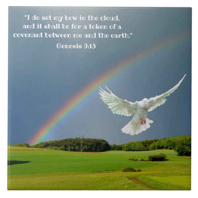 GENESIS 9:13 FLIESE (Vorderseite)