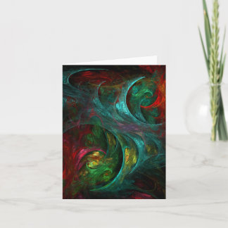 Genesis Abstrakt Art Note Card Karte