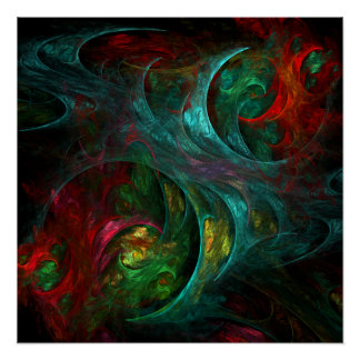 Genesis Abstrakt Art Poster