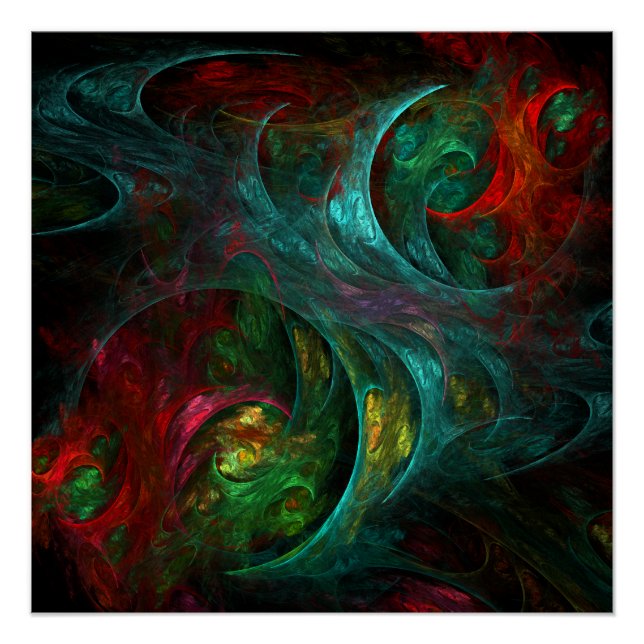 Genesis Abstrakt Art Poster (Vorderseite)