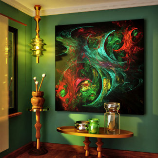 Genesis Abstrakt Art Wrapped Canvas Print Leinwanddruck