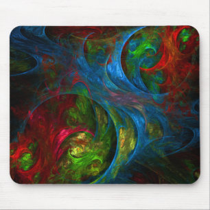 Genesis Blue Abstrakt Art Mousepad