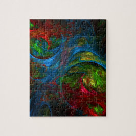 Genesis Blue Abstrakt Art Puzzle