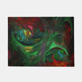 Genesis Green Abstrakt Art Fußmatte