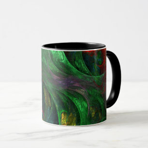 Genesis Green Abstrakt Coffee Tasse