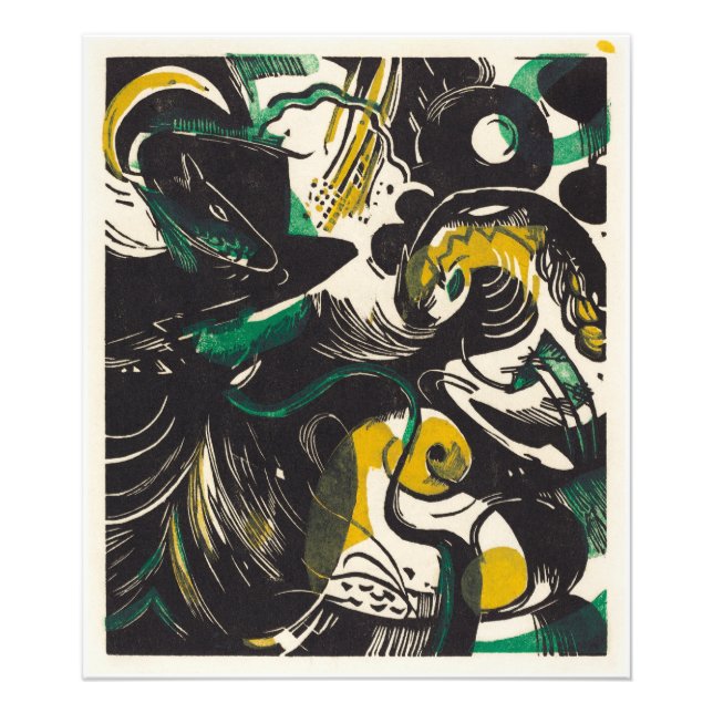 Genesis II (Schopfungsgeschichte II) (1914) Fotodruck (Vorne)