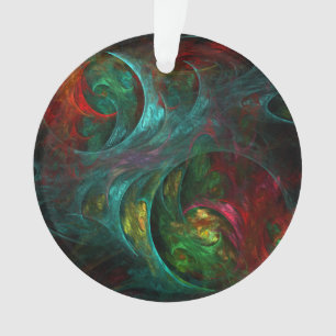 Genesis Nova Abstrakt Art Akrylkreislauf Ornament