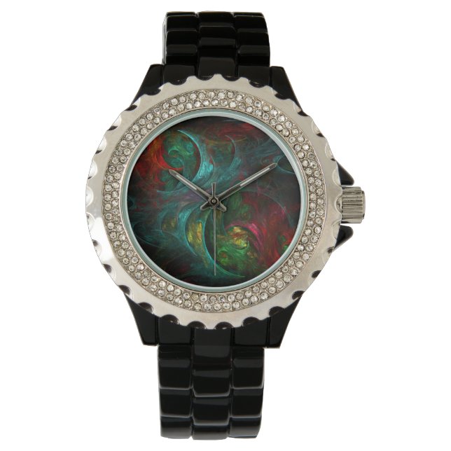 Genesis Nova Abstrakt Art Armbanduhr (Vorderseite)