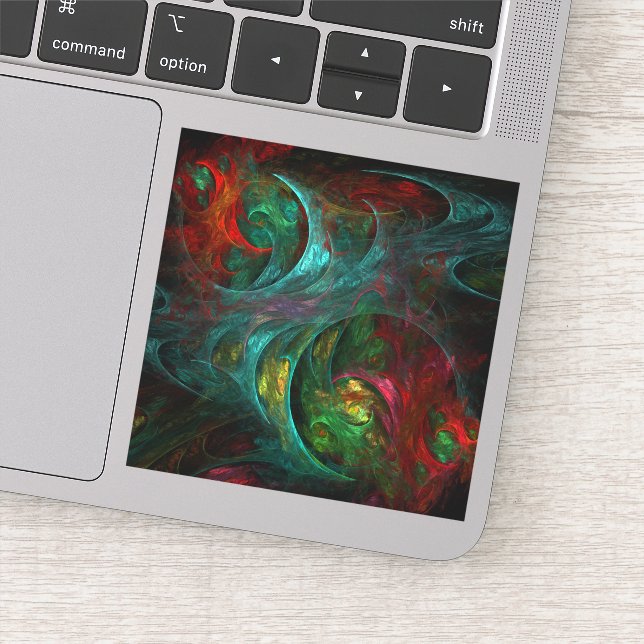 Genesis Nova Abstrakt Art Aufkleber (Detail)