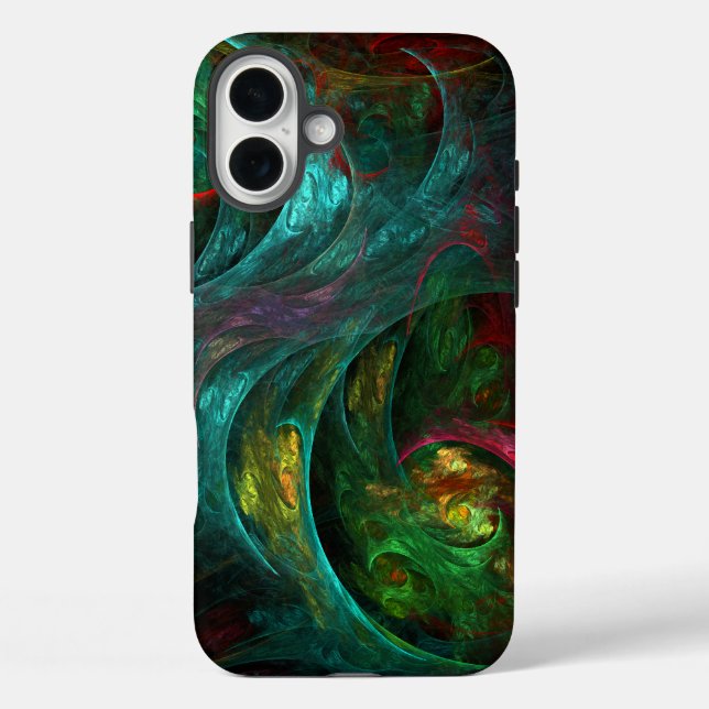 Genesis Nova Abstrakt Art Case-Mate iPhone Hülle (Rückseite)