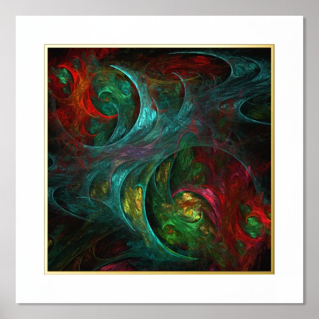 Genesis Nova Abstrakt Art Foliendrucke (Vorderseite)