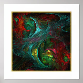 Genesis Nova Abstrakt Art Foliendrucke