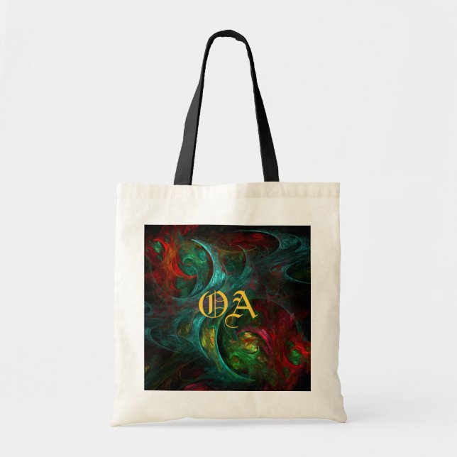 Genesis Nova Abstrakt Art Monogram Bag Tragetasche (Vorne)