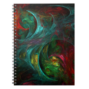 Genesis Nova Abstrakt Art Notebook Notizblock