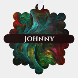 Genesis Nova Abstrakt Art Ornament Karte