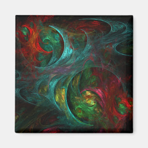 Genesis Nova Abstrakt Art Square Magnet