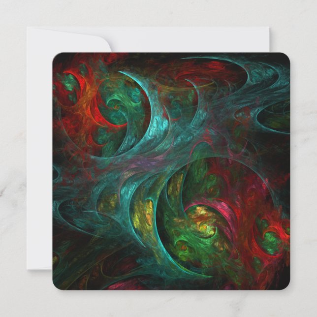 Genesis Nova Abstrakte Kunst Einladung (Vorderseite)