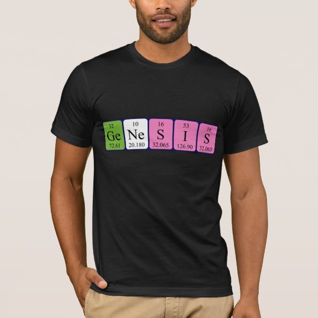 Genesis Periodenname Shirt (Vorderseite)