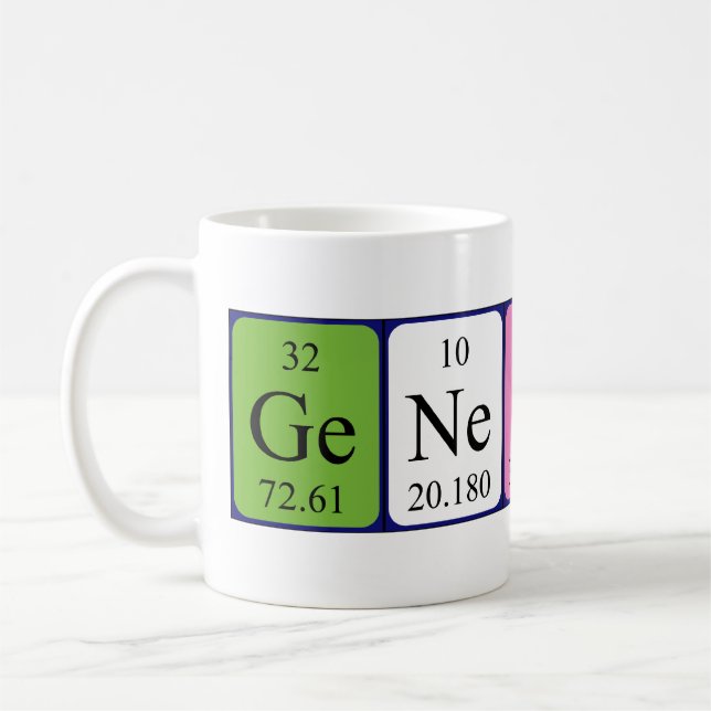 Genesis Periodenname Tasse (Links)