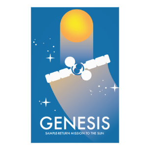 Genesis Sample-return Mission Space Art. Fotodruck