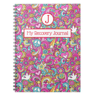 Genesungsjournal Peace & Love Notizbuch Notizblock