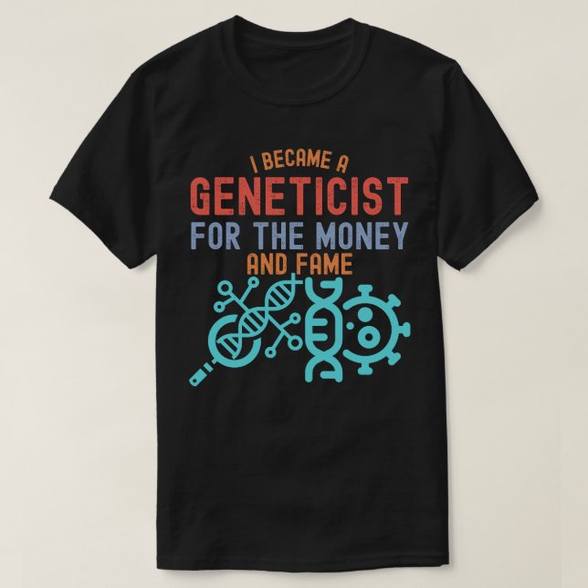 Genetik, Hauptgenetiker T-Shirt (Design vorne)