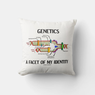 Genetik ist eine Facette meiner DNA-Replikation Kissen