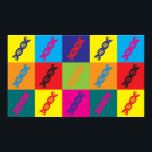 Genetik Pop Art Poster<br><div class="desc">Genetik Pop Art. Wenn Genetik Ihr Hobby,  Beruf oder Besessenheit ist,  zeigen Sie es mit großen Genetik-T - Shirt,  Tasse,  Aufklebern und mehr. Sie sind auch großartige Geschenke für andere Genetiker Fans!</div>