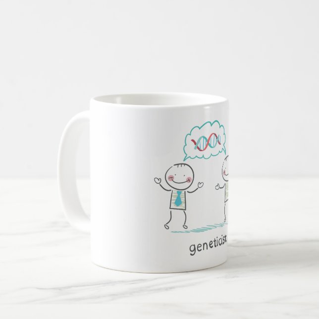 Genetiker Kaffeetasse (Vorderseite Links)