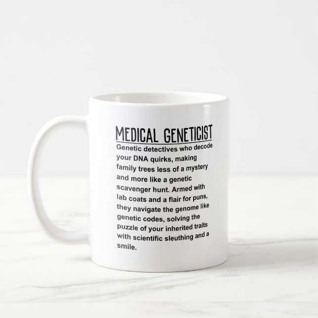 Genetiker Kaffeetasse (Links)