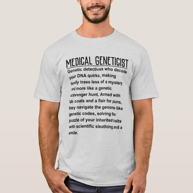 Genetiker T-Shirt (Vorderseite)