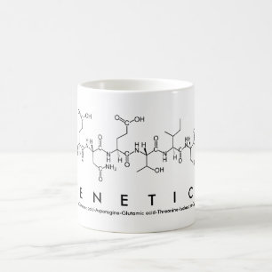 Genetikpeptid-Namen-Tasse Kaffeetasse