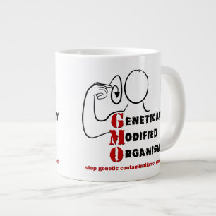 Genetisch veränderte Organismen sind verrückt Jumbo-Tasse