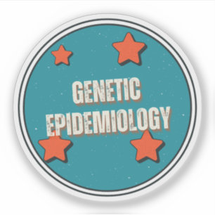 Genetische Epidemiologie Aufkleber